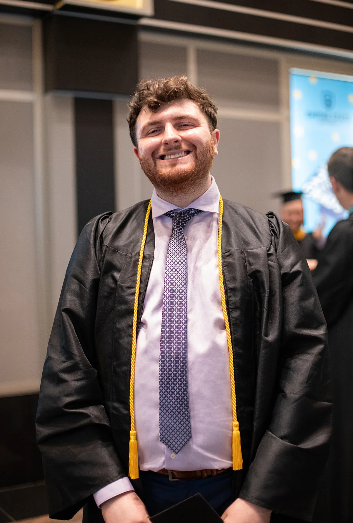 Jack N. at commencement in New York City.