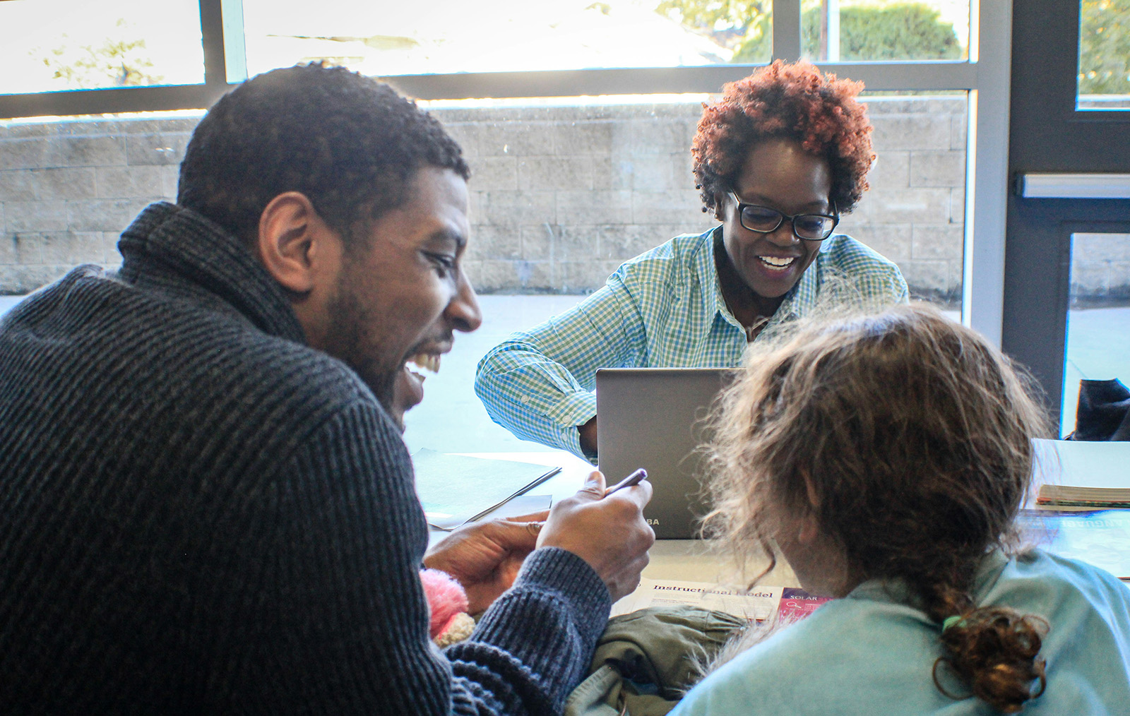 community members working together