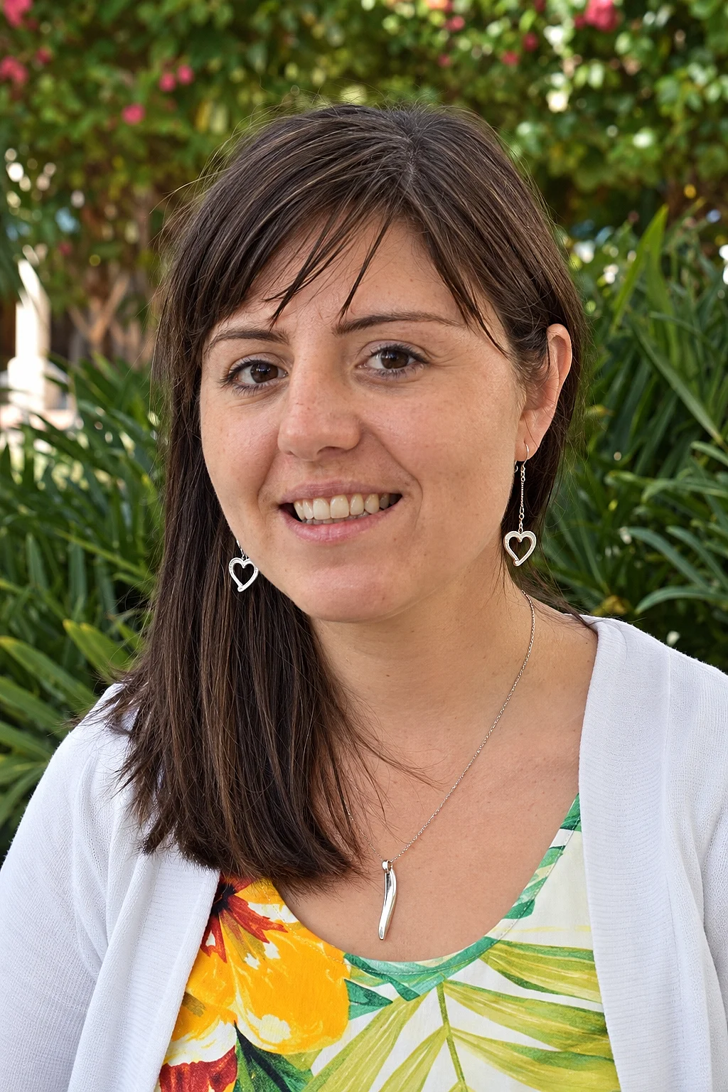 photo of professor outside