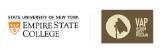 SUNY Empire State College and Veteran Artist Program logos for news release