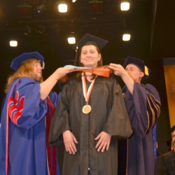 Tara Brettholtz was presented with the Dean's Medal for her outstanding academic achievements as a graduate student. Photo/Empire State College