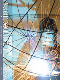 Cover of Spring 2011 issue of Connections Magazine